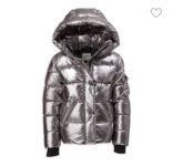 S13 silver kids puffer coat