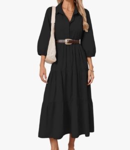 Button Down Maxi Dress