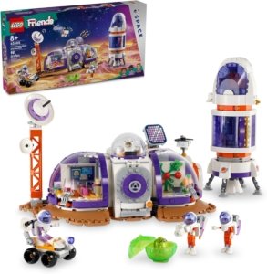 LEGO Friends Mars Space Base and Rocket Set, Science Toy for Pretend Play with 3 Mini-Dolls and Spaceship Toy, Gift for Girls, Boys and Kids Ages 8 and Up who Love Tech and Outer Space Toys, 42605